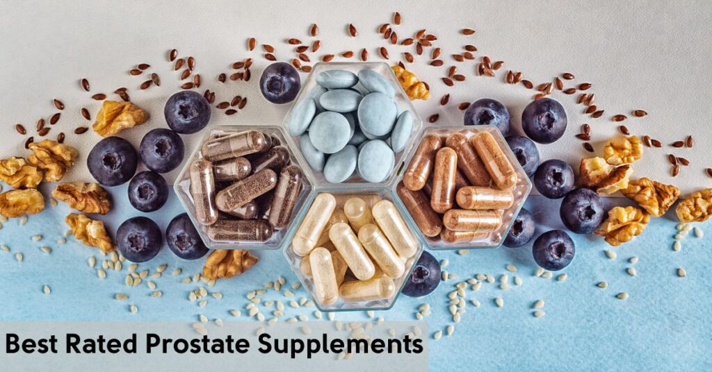 A collection of the best-rated prostate supplements for optimal men's health.